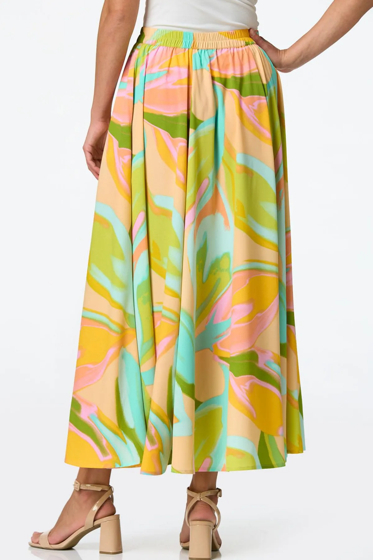 Cato Sweeping Watercolor Skirt> Skirts