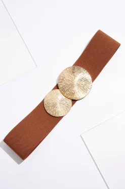 Cato Textured Disc Stretch Belt> Belts