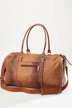 Cato Textured Faux Leather Duffle Bag> Handbags