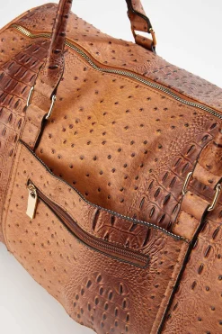 Cato Textured Faux Leather Duffle Bag><noscript><img width=