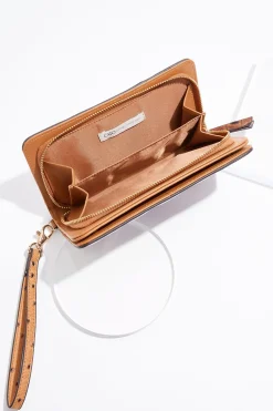 Cato Textured Patchwork Wristlet Wallet><noscript><img width=