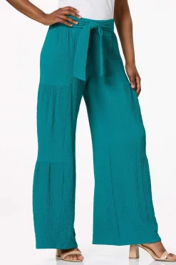 Cato Textured Tie Waist Pants><noscript><img width=