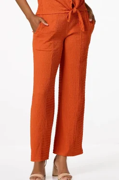 Cato Textured Wide Leg Pants><noscript><img width=