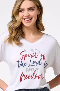 Cato There Is Freedom Tee><noscript><img width=