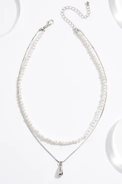 Cato Thin Pearl Layered Necklace> Necklaces