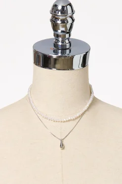 Cato Thin Pearl Layered Necklace> Necklaces
