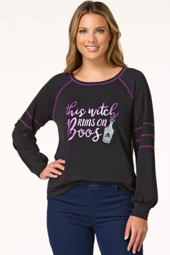 Cato This Witch Runs On Boos Top> Tops
