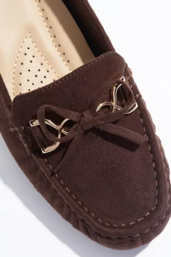 Cato Tie Bow Moccasin Flats><noscript><img width=