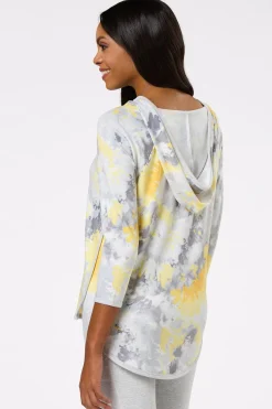 Cato Tie Dye French Terry Top> Athleisure|Tops