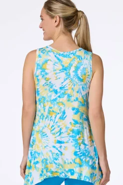Cato Tie Dye Tunic> Athleisure|Tops