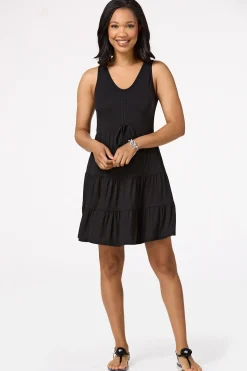 Cato Tiered Cinched Front Dress><noscript><img width=