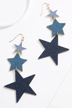 Cato Tiered Star Earrings> Earrings