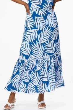 Cato Tiered Palm Leaf Skirt> Skirts