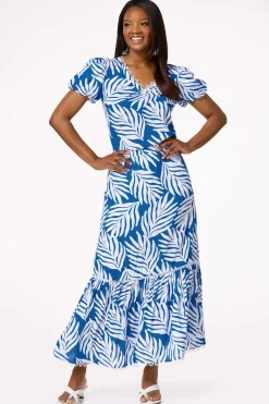 Cato Tiered Palm Leaf Skirt><noscript><img width=