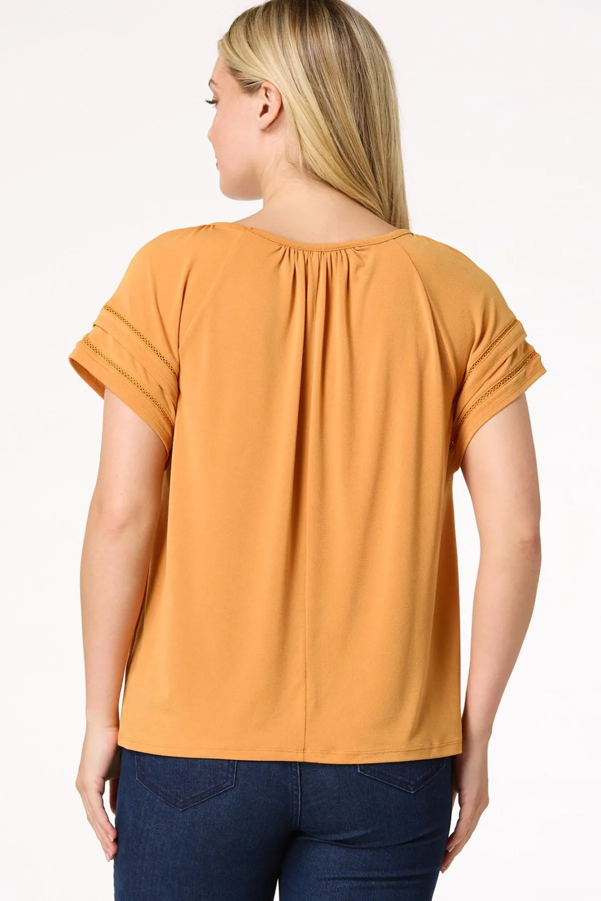 Cato Tiered Sleeve Top> Tops