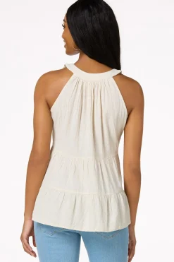 Cato Tiered Wooden Bead Tank> Tops