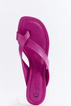 Cato Toe Loop Low Heel Sandals> Sandals|Heels