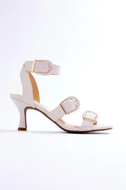 Cato Triple Buckle Heeled Sandals> Sandals|Heels