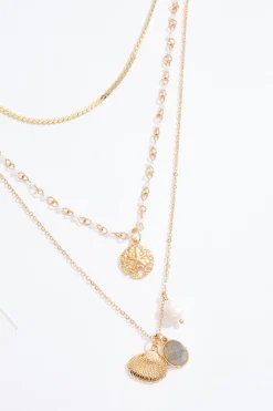 Cato Tropical Charm Layered Necklace><noscript><img width=
