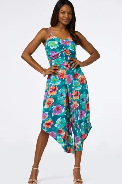Cato Tropical Floral Genie Jumpsuit> Dresses