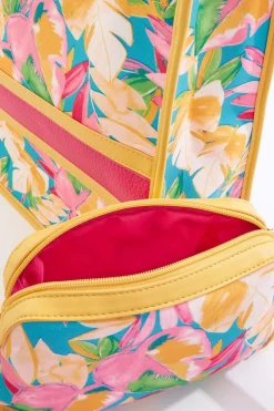 Cato Tropical Print Canvas Tote Set><noscript><img width=