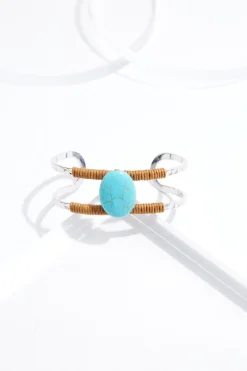 Cato Stone Cuff Bracelet> Bracelets