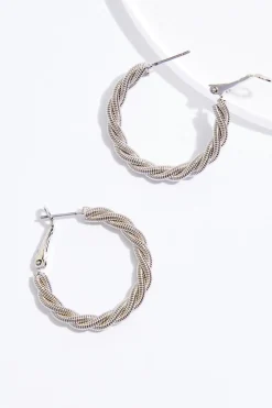 Cato Twisted Hoop Earrings> Earrings