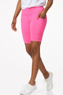 Cato Two Pocket Biker Shorts> Shorts|Athleisure