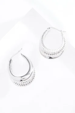 Cato U- Shaped Hoop Earrings> Earrings