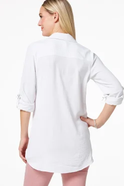 Cato Utility Button Down Tunic> Tops