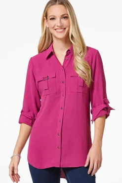 Cato Utility Button Down Tunic><noscript><img width=