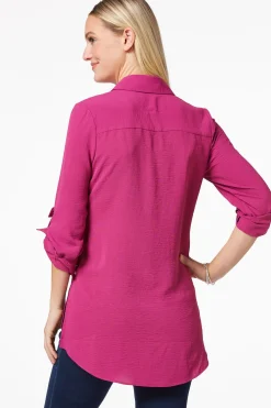 Cato Utility Button Down Tunic><noscript><img width=