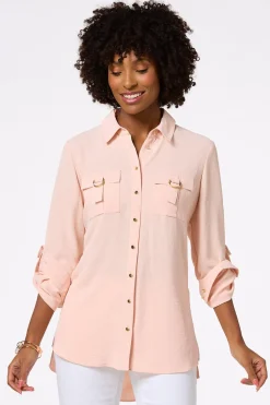 Cato Utility Button Down Tunic><noscript><img width=