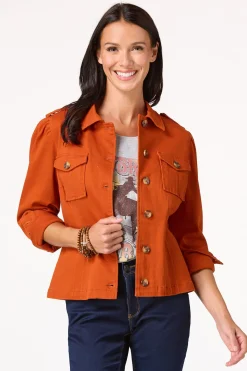 Cato Utility Puff Sleeve Jacket> Jackets & Vests|Jeans