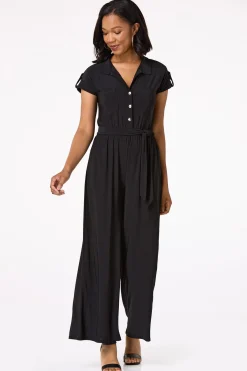 Cato Utility Tie Waist Jumpsuit> Dresses