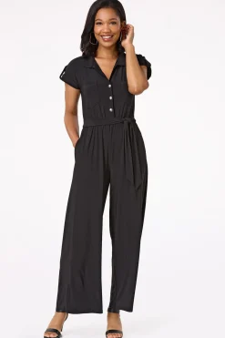 Cato Utility Tie Waist Jumpsuit><noscript><img width=