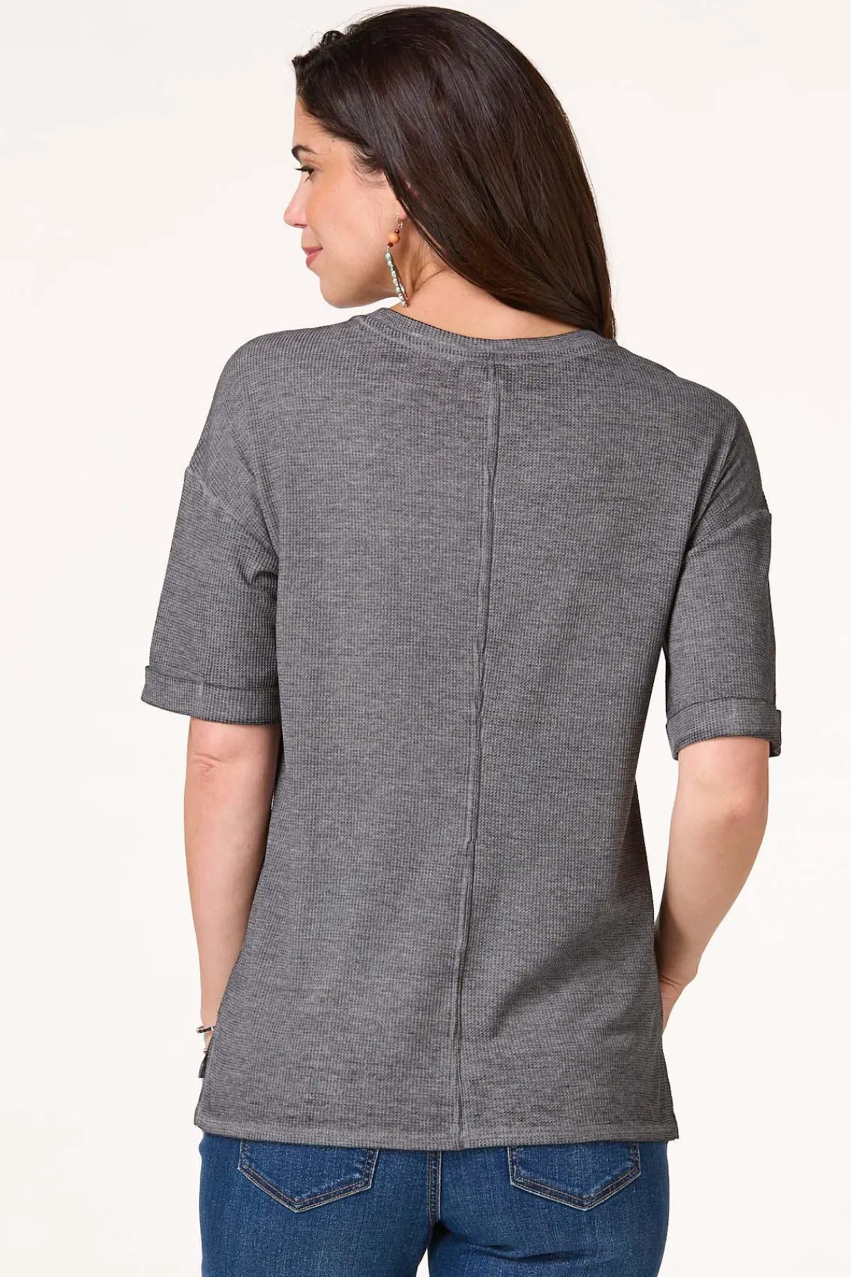 Cato Waffled Amazing Grace Top> Tops
