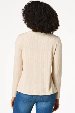 Cato Waffled Pumpkin Leaves Latte Top><noscript><img width=