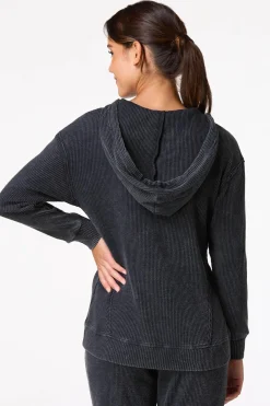 Cato Waffled Vintage Hoodie> Athleisure|Tops