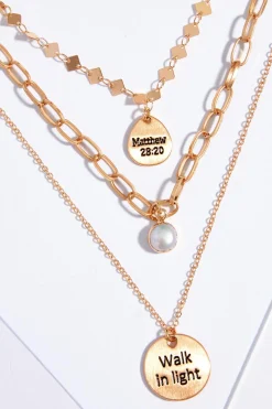 Cato Walk In Light Layered Necklace><noscript><img width=