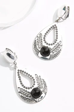 Cato Western Engraved Clip- On Earrings> Earrings