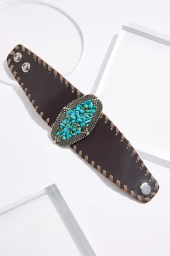 Cato Western Faux Leather Snap Bracelet> Bracelets
