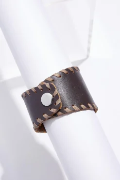 Cato Western Faux Leather Snap Bracelet> Bracelets