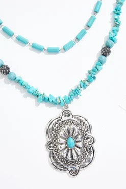 Cato Western Pendant Necklace><noscript><img width=