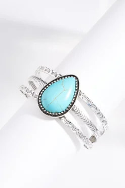 Cato Western Stone Cuff Bracelet> Bracelets