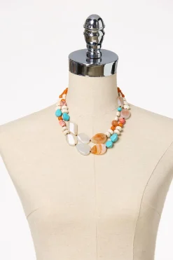 Cato Western Stones Layered Necklace> Necklaces