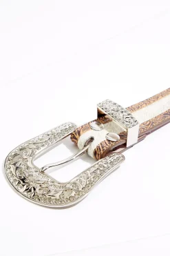 Cato Western Stud Faux Fur Belt> Belts