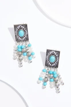 Cato Western Tassel Clip- On Earrings> Earrings