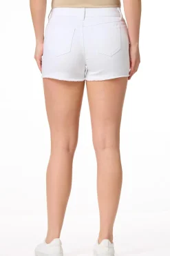 Cato White Crochet Denim Shorts> Shorts|Jeans