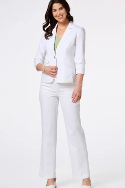 Cato White Linen Blazer><noscript><img width=